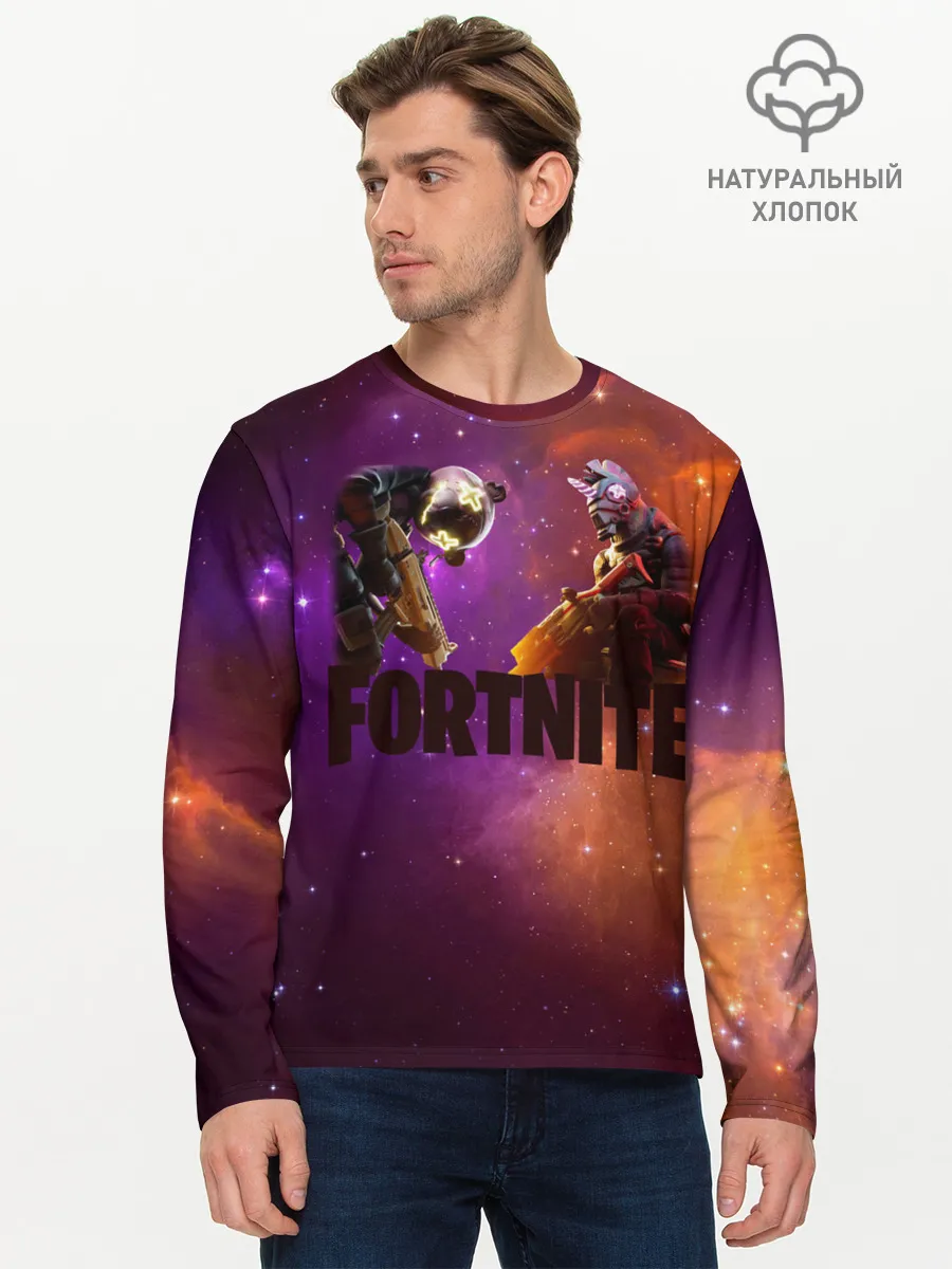 Мужской лонгслив базовый / Fortnite