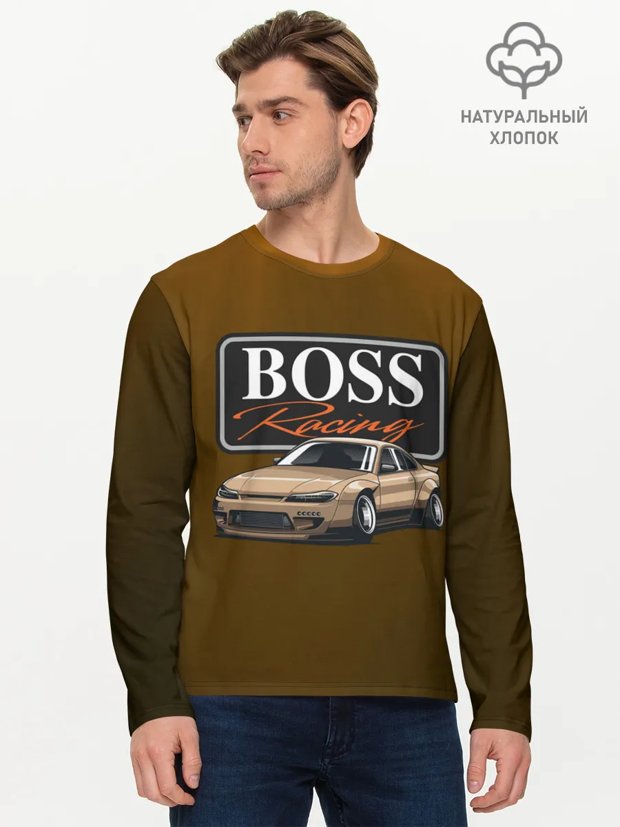 Мужской лонгслив базовый / Boss Racing | BOSS JDM