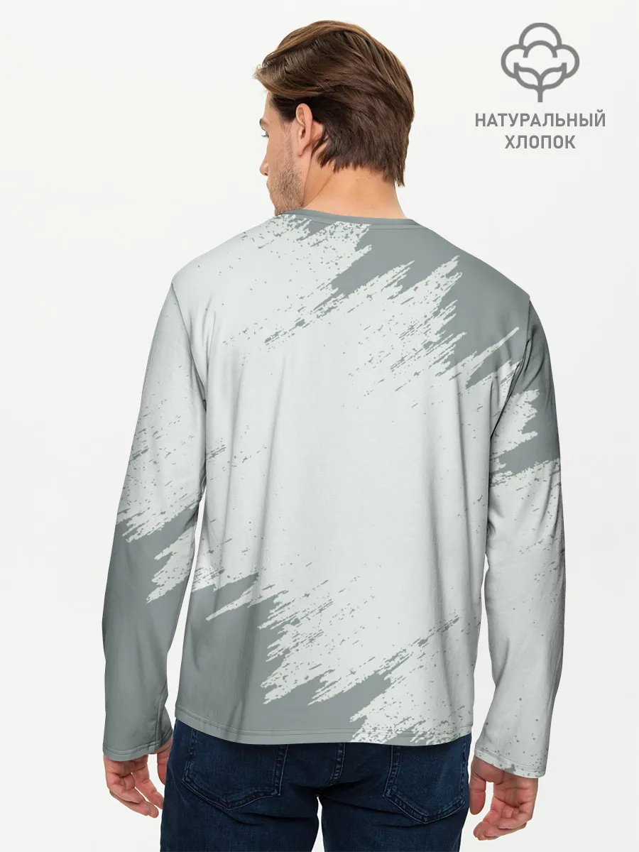 Мужской лонгслив базовый / SONIC SILVER