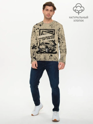 Мужской лонгслив базовый / OffRoad Team | Внедорожник