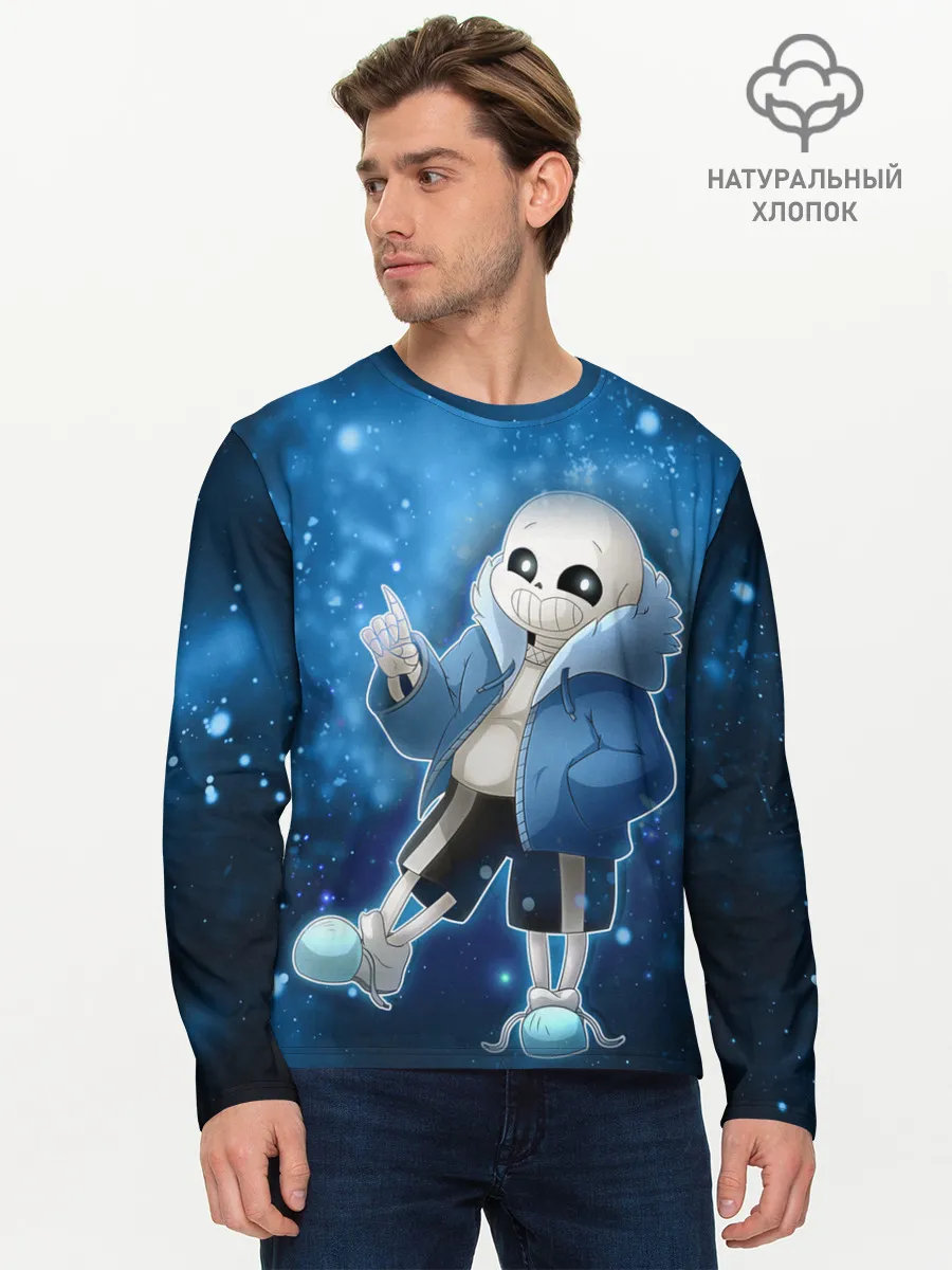 Мужской лонгслив базовый / UNDERTALE