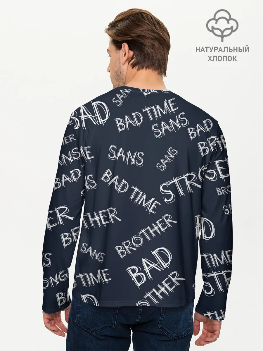 Мужской лонгслив базовый / UNDERTALE