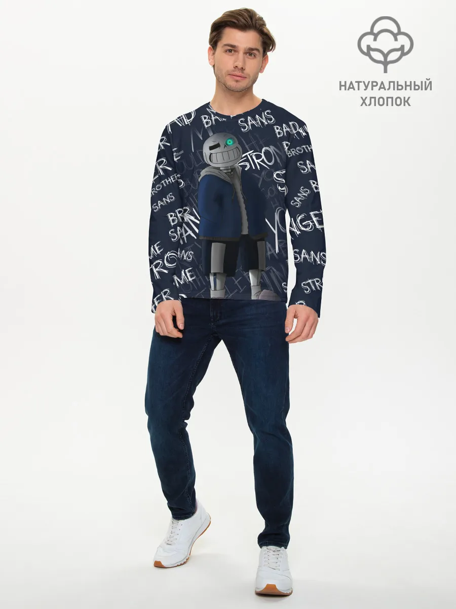 Мужской лонгслив базовый / UNDERTALE