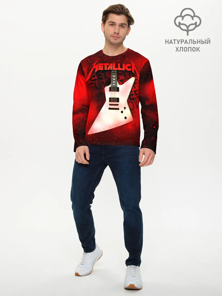 Мужской лонгслив базовый / Metallica