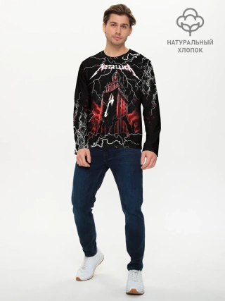 Мужской лонгслив базовый / Metallica