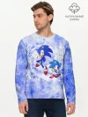 Мужской лонгслив базовый / Sonic