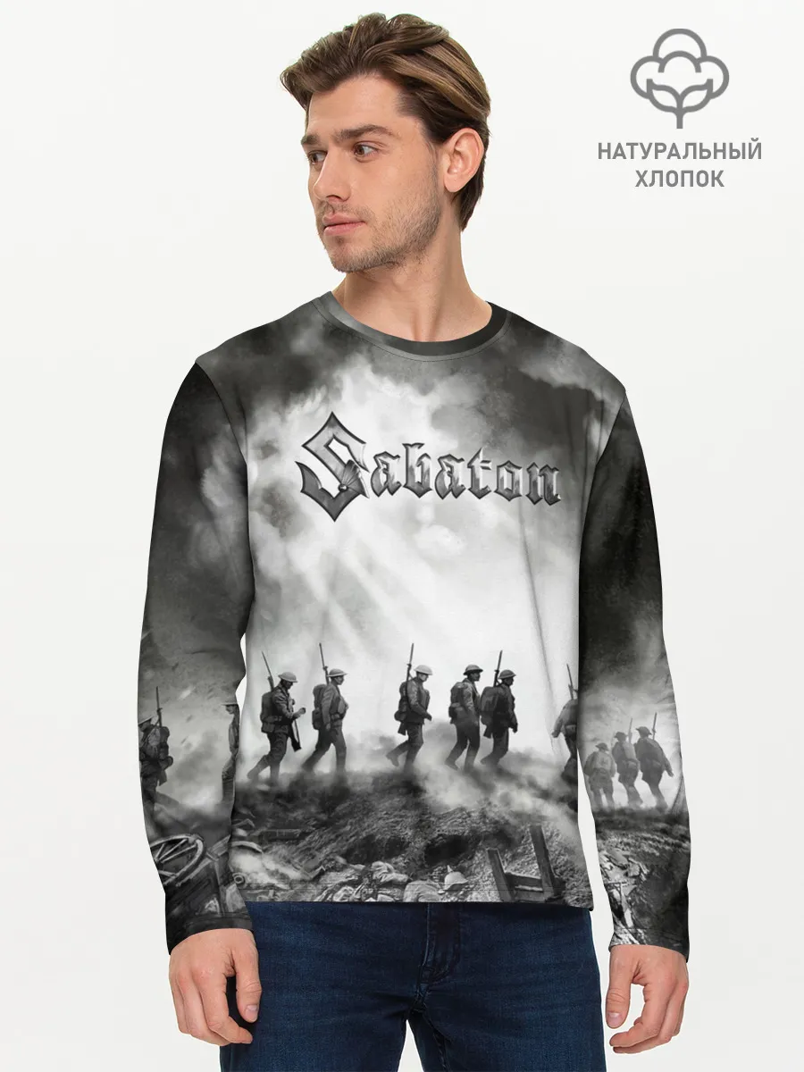 Мужской лонгслив базовый / Sabaton