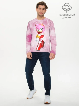 Мужской лонгслив базовый / Amy - Эми