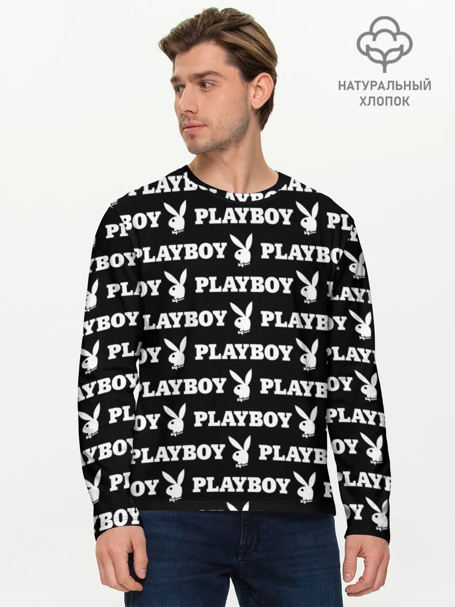 Мужской лонгслив базовый / PLAYBOY PATTERN | ПЛЕЙБОЙ ПАТТЕРН