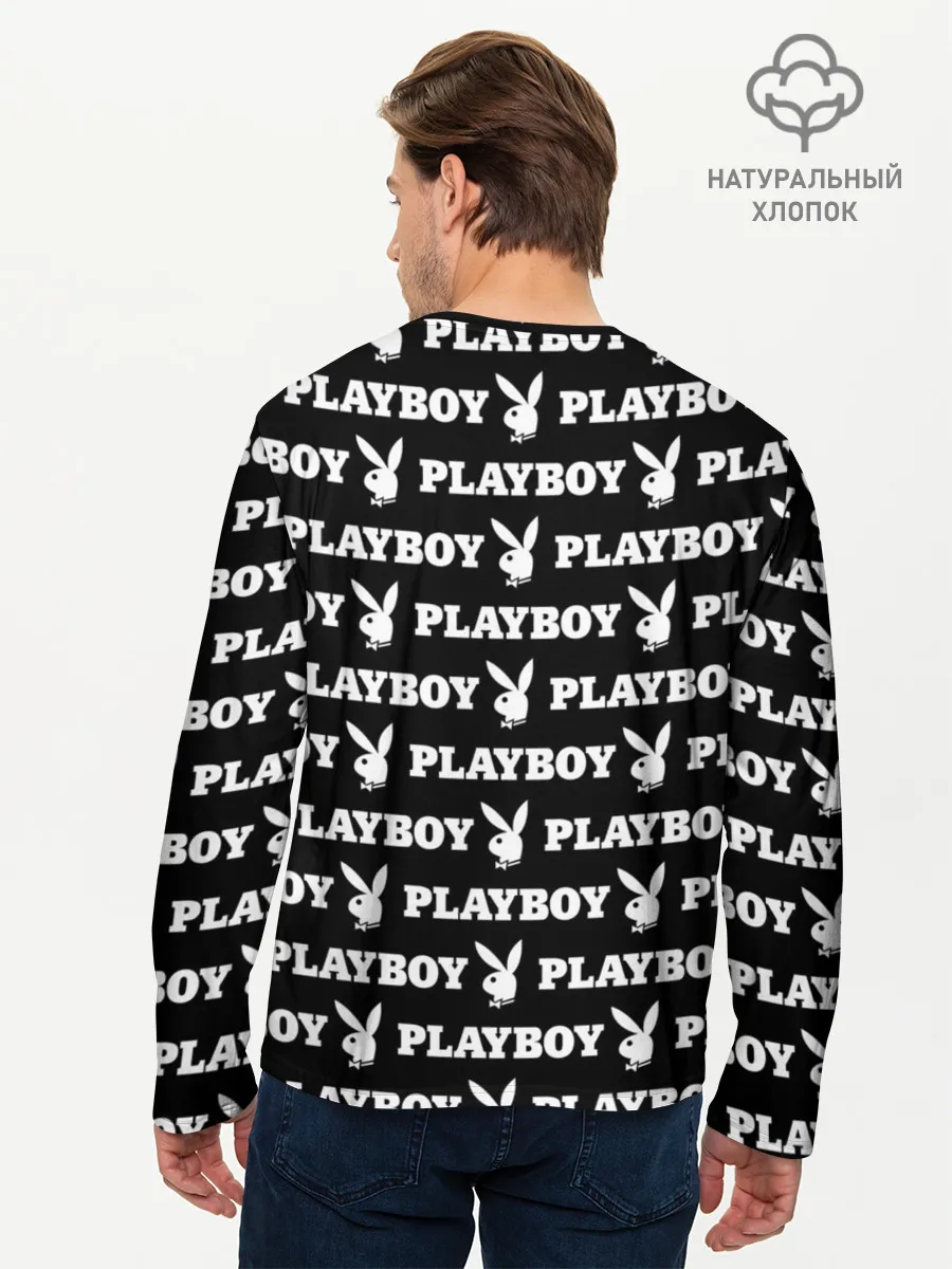 Мужской лонгслив базовый / PLAYBOY PATTERN | ПЛЕЙБОЙ ПАТТЕРН