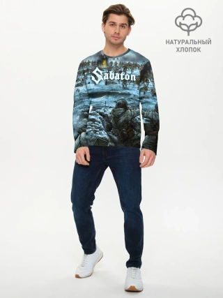 Мужской лонгслив базовый / Sabaton