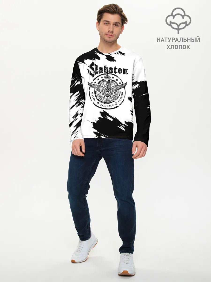 Мужской лонгслив базовый / Sabaton