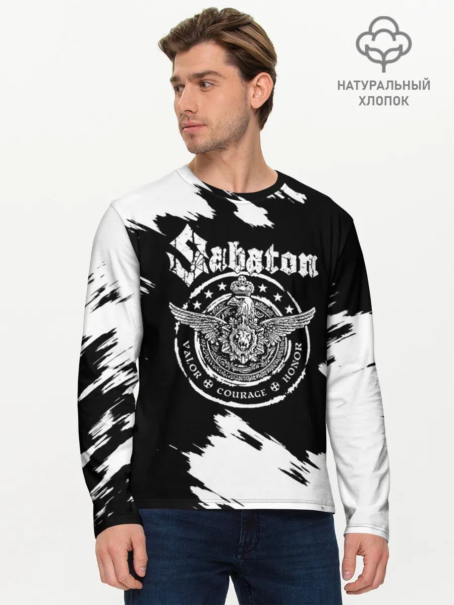 Мужской лонгслив базовый / Sabaton