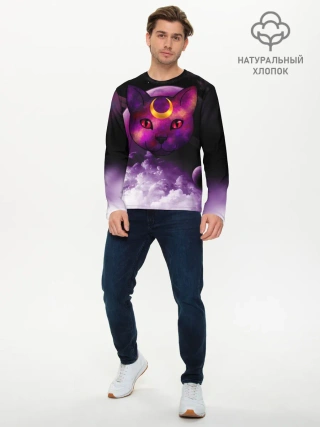 Мужской лонгслив базовый / КОСМОС КИСЫ