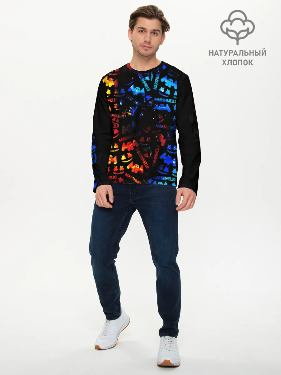 Мужской лонгслив базовый / MARSMELLO FIRE