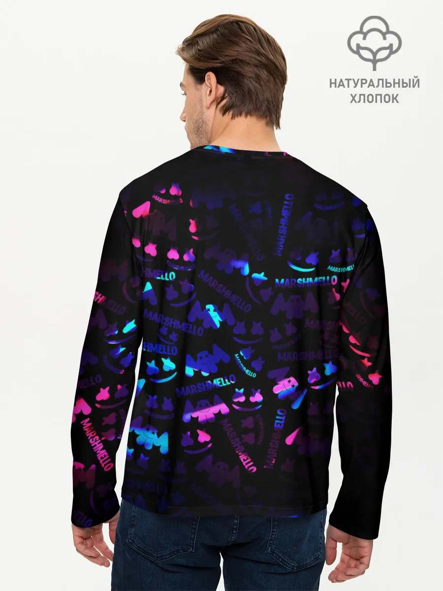Мужской лонгслив базовый / MARSMELLO NEON