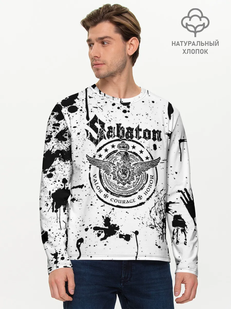 Мужской лонгслив базовый / Sabaton