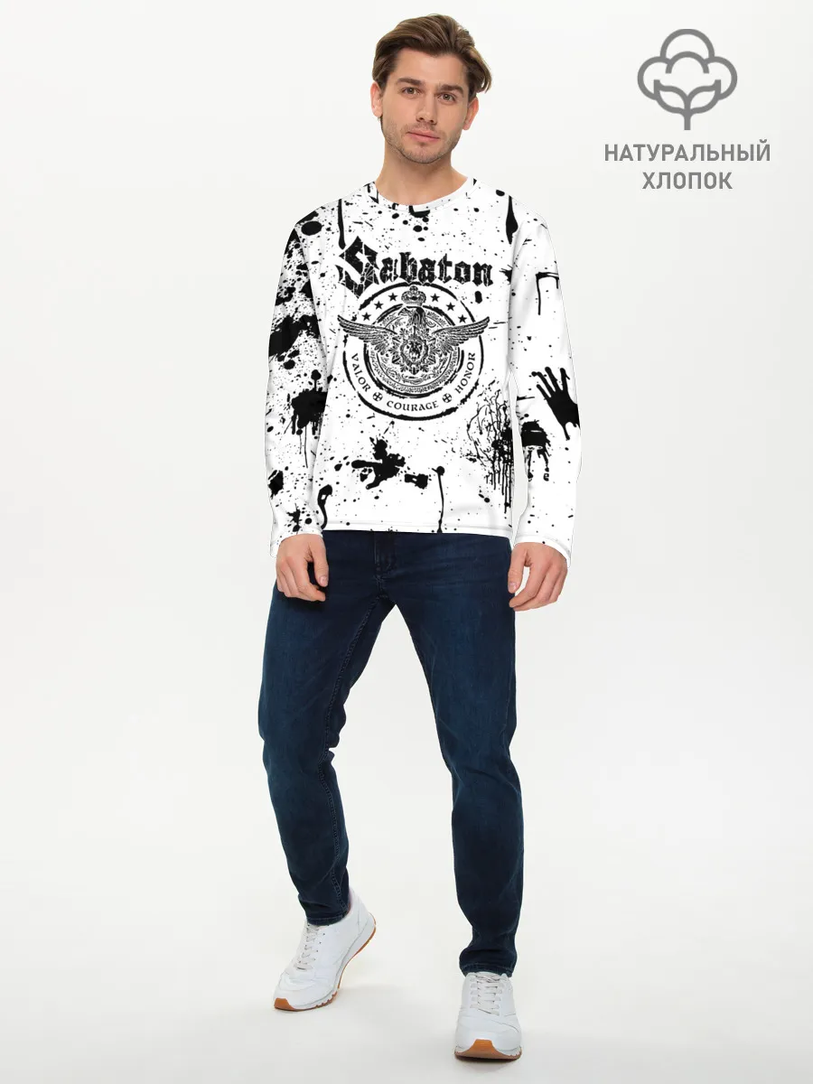 Мужской лонгслив базовый / Sabaton