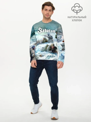 Мужской лонгслив базовый / Sabaton
