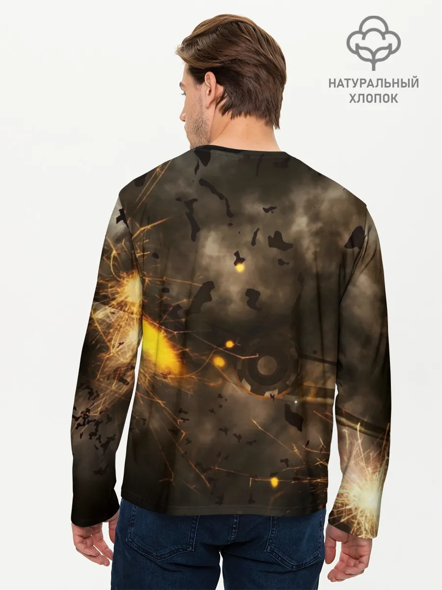 Мужской лонгслив базовый / Sabaton