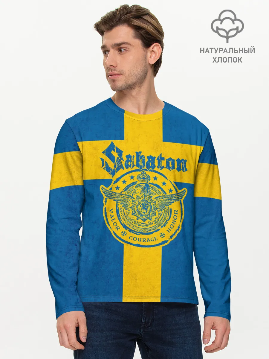 Мужской лонгслив базовый / Sabaton