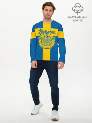 Мужской лонгслив базовый / Sabaton