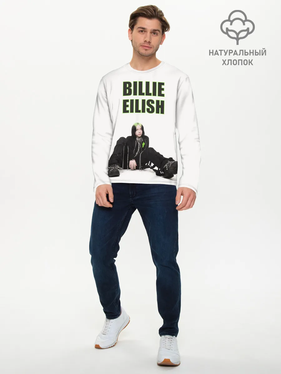 Мужской лонгслив базовый / Billie Eilish