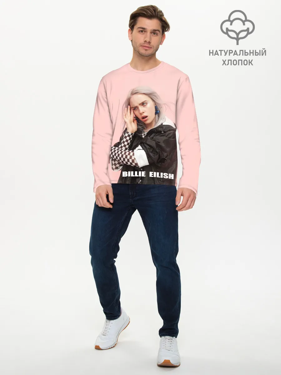 Мужской лонгслив базовый / Billie Eilish