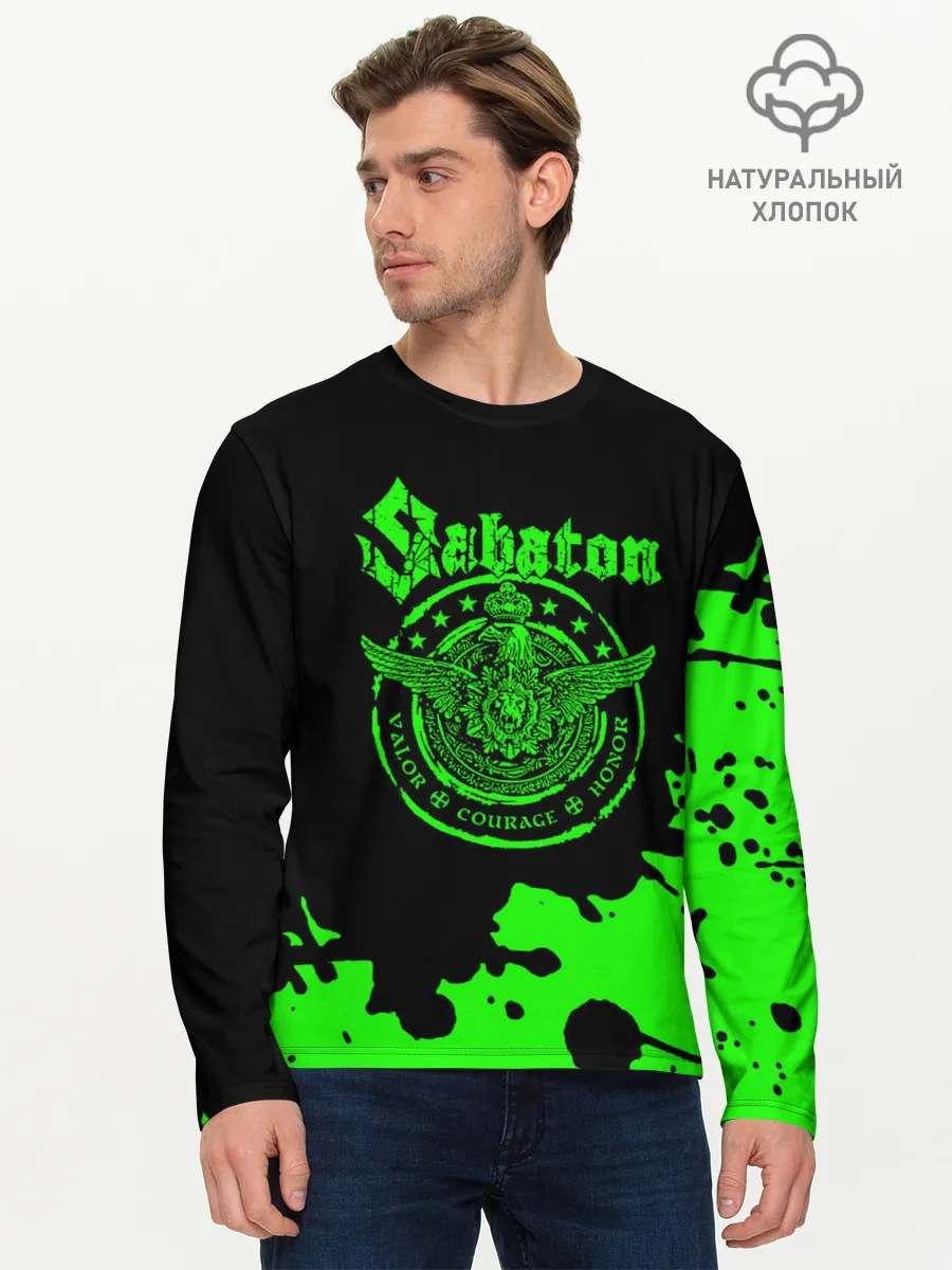 Мужской лонгслив базовый / Sabaton