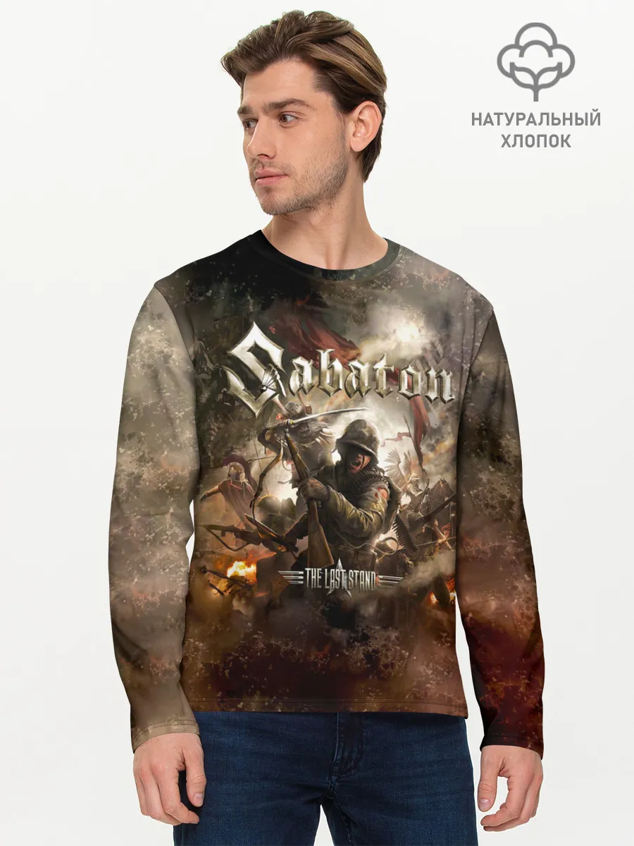 Мужской лонгслив базовый / Sabaton