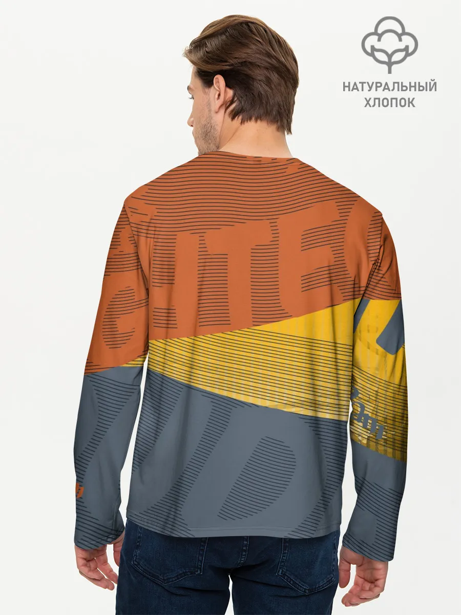 Мужской лонгслив базовый / Финн и Джейк