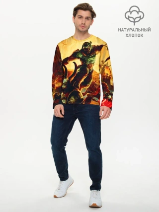 Мужской лонгслив базовый / Doom Eternal