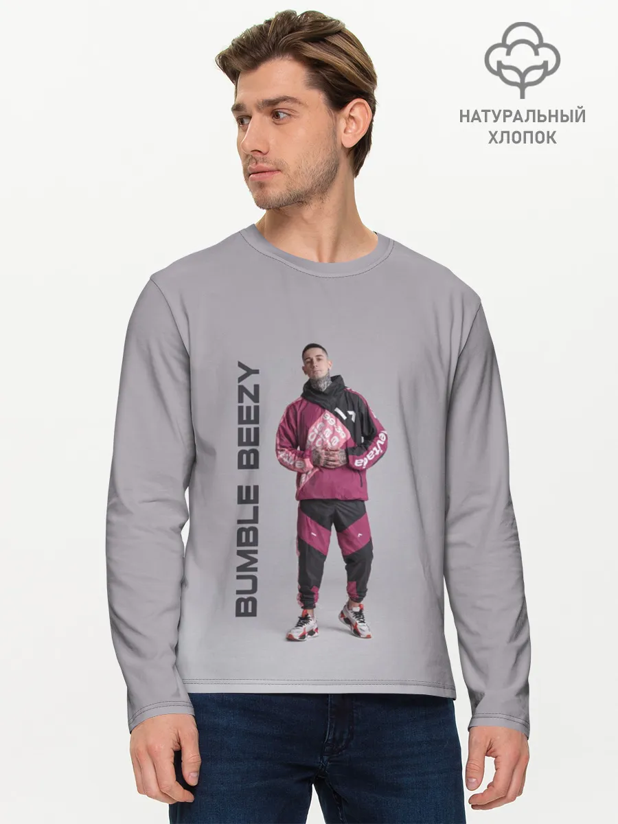 Мужской лонгслив базовый / Bumble Beezy