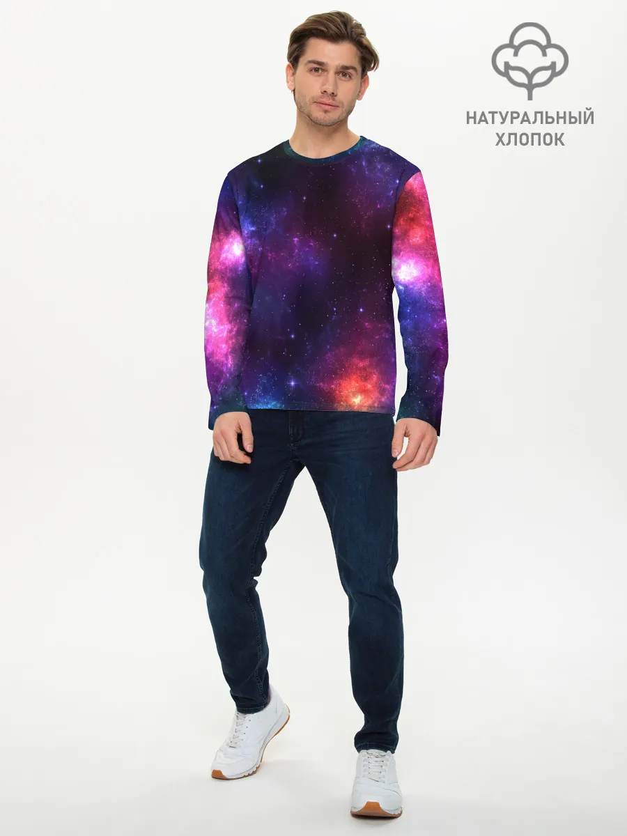 Мужской лонгслив базовый / КОСМОС | SPACE
