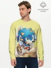 Мужской лонгслив базовый / SONIC