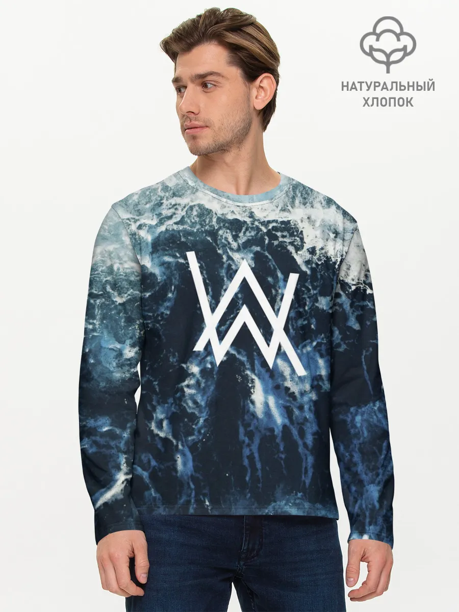 Мужской лонгслив базовый / Alan Walker