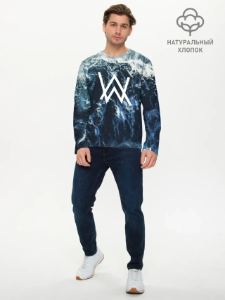 Мужской лонгслив базовый / Alan Walker