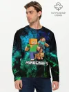 Мужской лонгслив базовый / Minecraft / Майнкрафт
