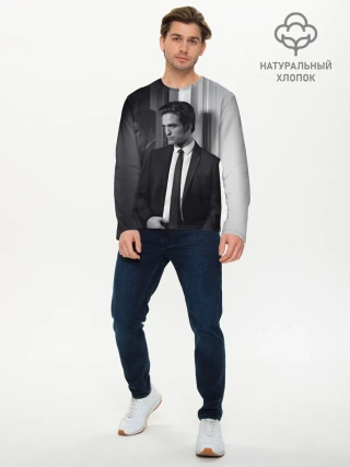 Мужской лонгслив базовый / Роберт Паттинсон