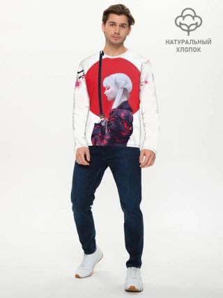 Мужской лонгслив базовый / Самурай