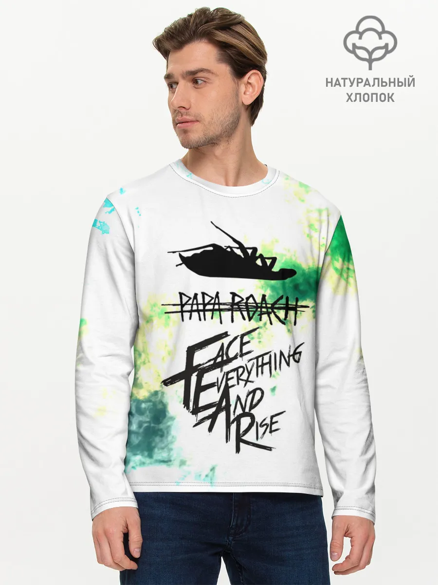 Мужской лонгслив базовый / Papa Roach