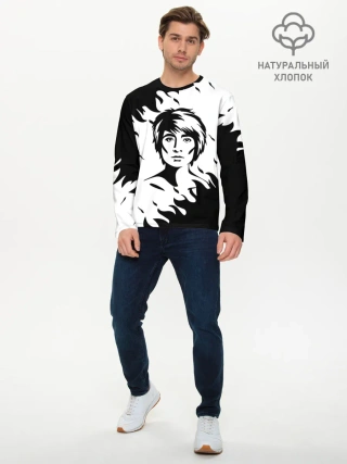 Мужской лонгслив базовый / Zемфира