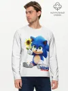 Мужской лонгслив базовый / SONIC