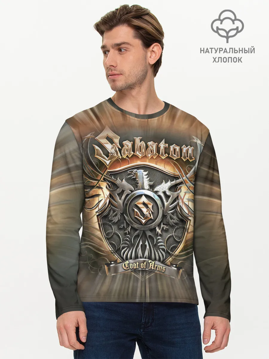 Мужской лонгслив базовый / SABATON