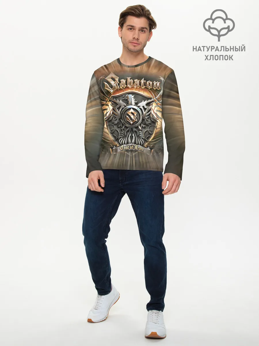 Мужской лонгслив базовый / SABATON
