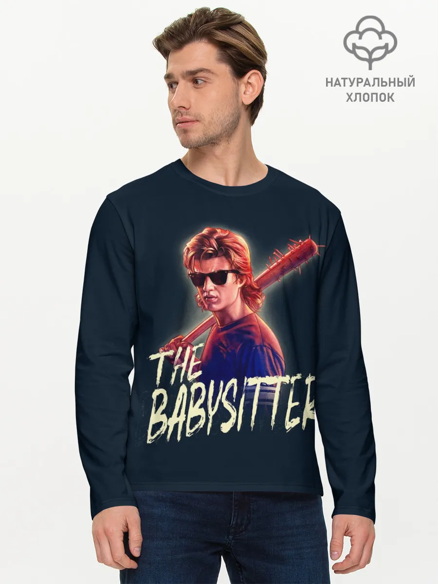 Мужской лонгслив базовый / Стив