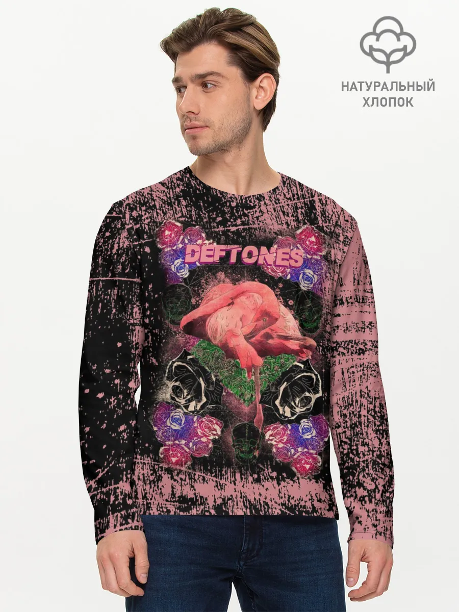 Мужской лонгслив базовый / Deftones