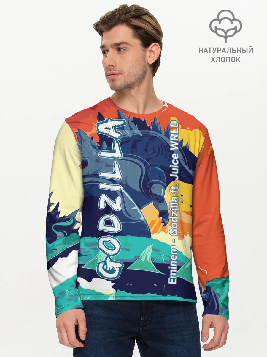 Мужской лонгслив базовый / Eminem и Juice WRLD