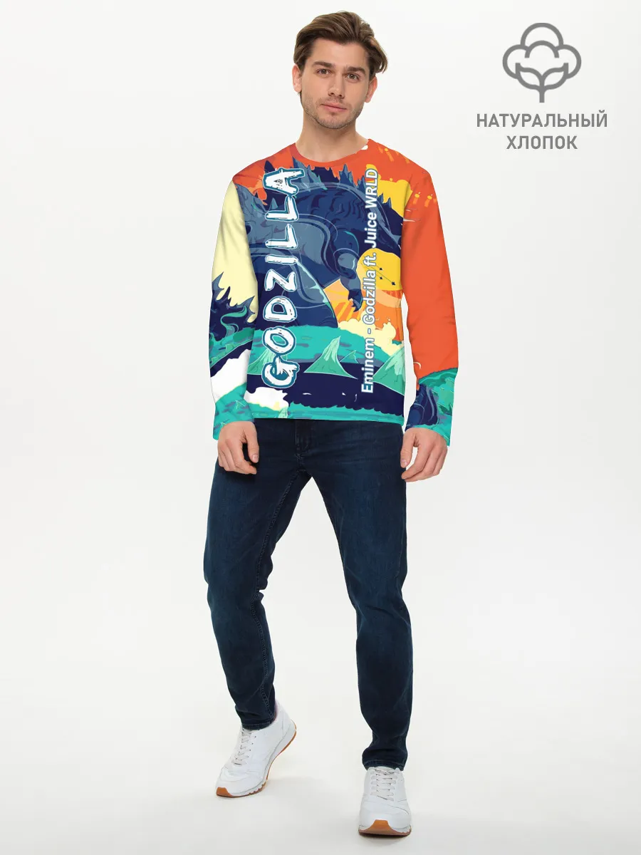Мужской лонгслив базовый / Eminem и Juice WRLD