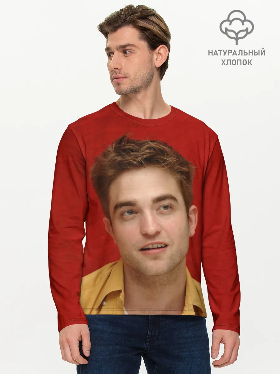 Мужской лонгслив базовый / ROBERT PATTINSON